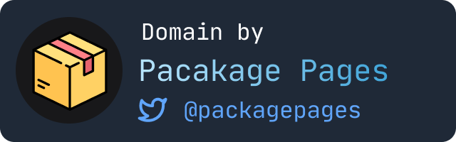 Domain Proudly Supplied by Package Packages